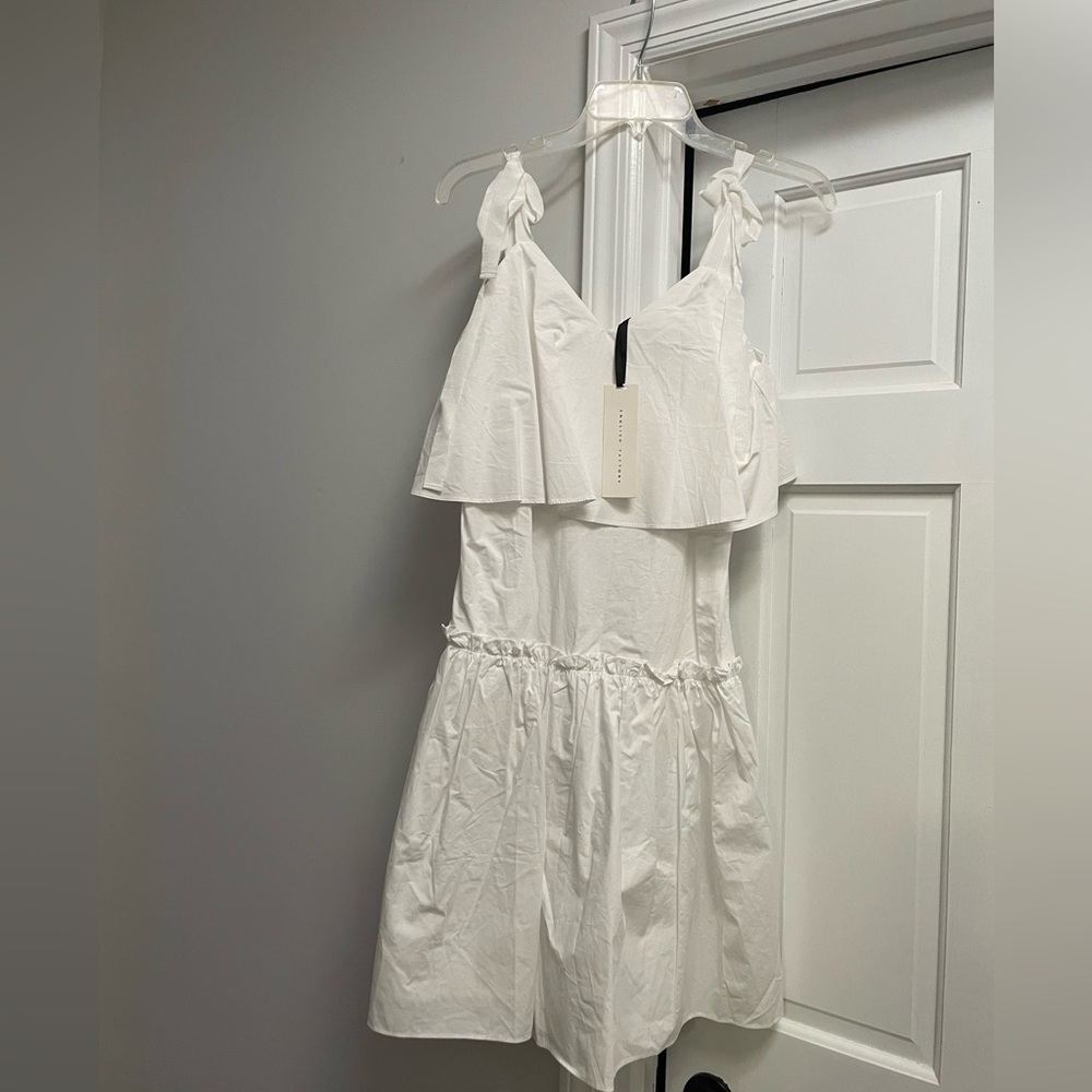English favtory white  dress. Never worn